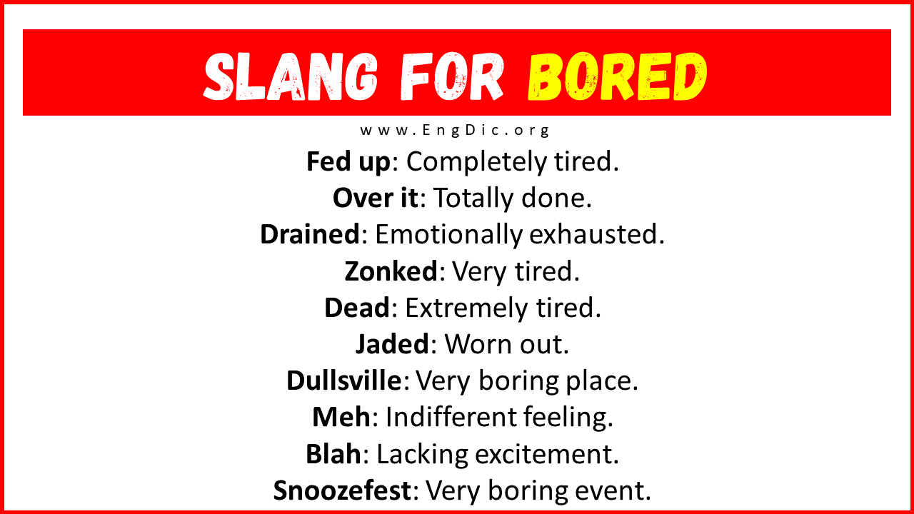 20-slang-for-bored-their-uses-meanings-engdic