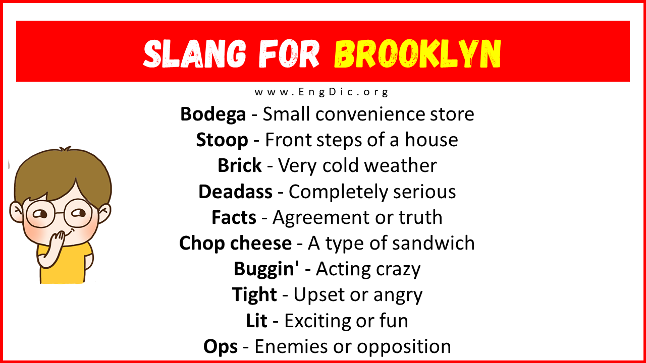Slang For Brooklyn