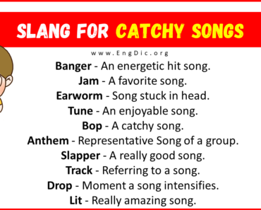 20+ Slang for Catchy Songs (Their Uses & Meanings)