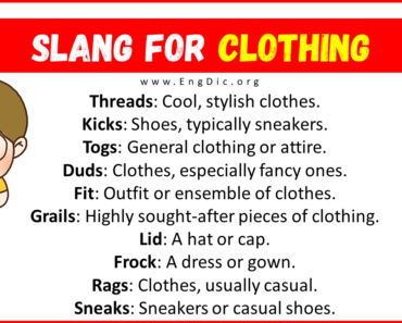 20+ Slang for Clothing (Their Uses & Meanings)
