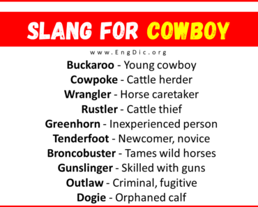 20+ Slang for Cowboy (Their Uses & Meanings)