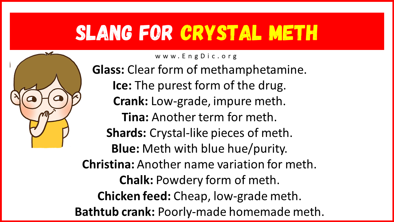 Slang For Crystal Meth