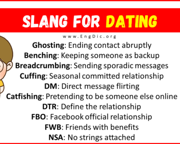 20+ Slang for Dating (Their Uses & Meanings)