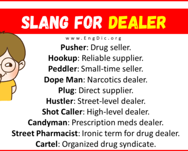 20+ Slang for Dealer (Their Uses & Meanings)