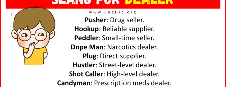 20+ Slang for Dealer (Their Uses & Meanings)