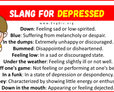 20+ Slang for Depressed (Their Uses & Meanings)