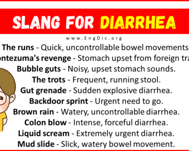 30+ Slang for Diarrhea (Their Uses & Meanings)