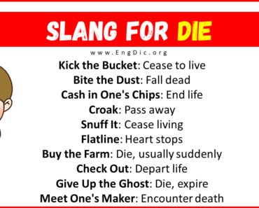 20+ Slang for Death/Die (Their Uses & Meanings)