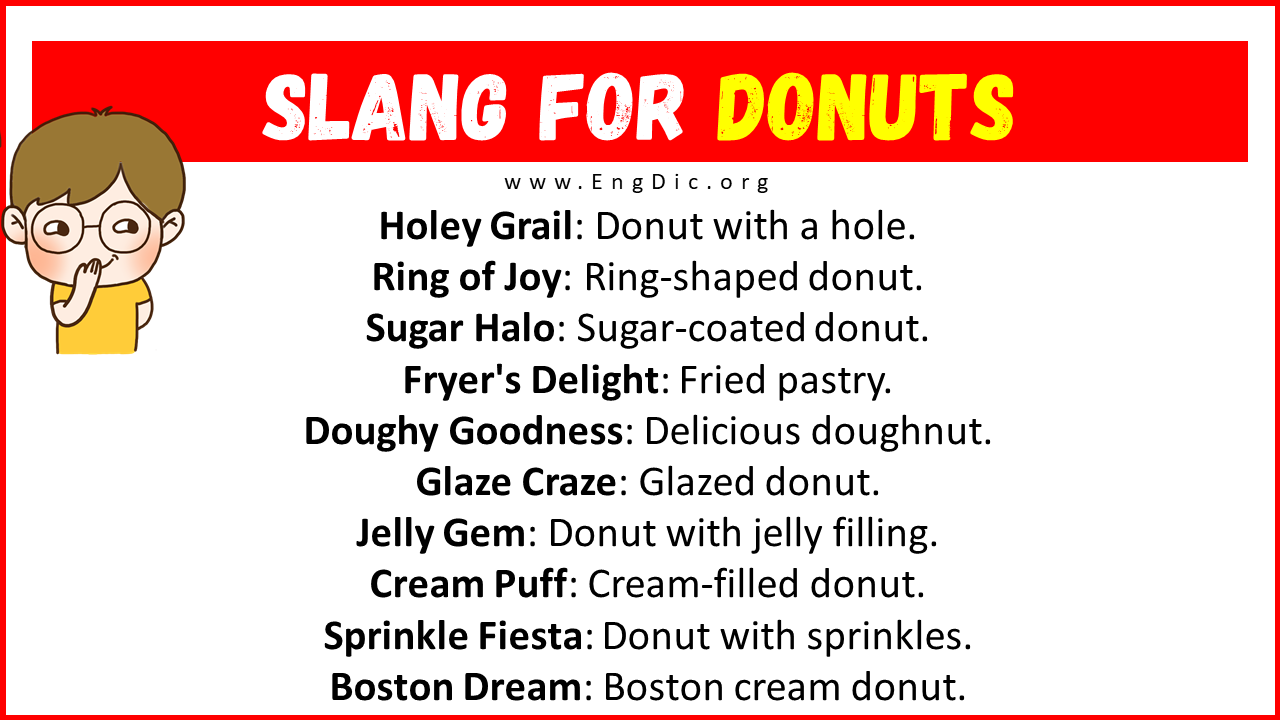 Slang For Donuts