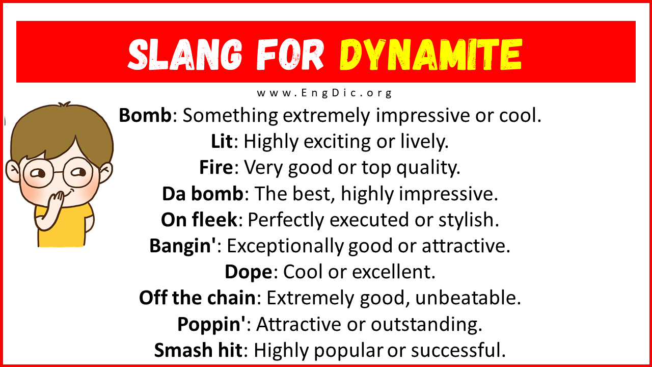 Slang For Dynamite
