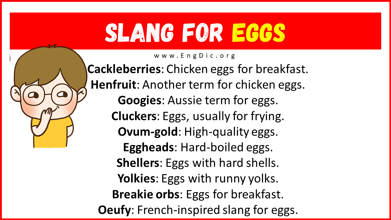 Slang For Eggs