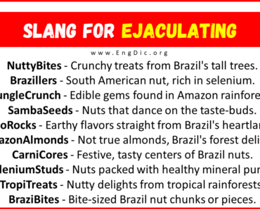 20+ Slang for Ejaculating (Their Uses & Meanings)