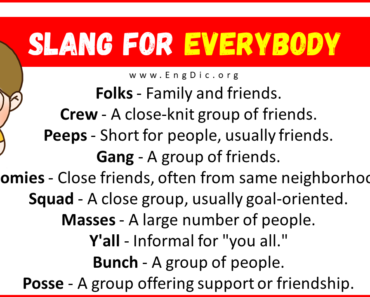 20+ Slang for Everybody (Their Uses & Meanings)