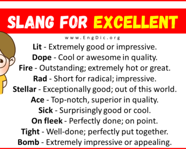 20+ Slang for Excellent (Their Uses & Meanings)