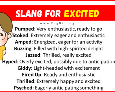 20+ Slang for Excited (Their Uses & Meanings)