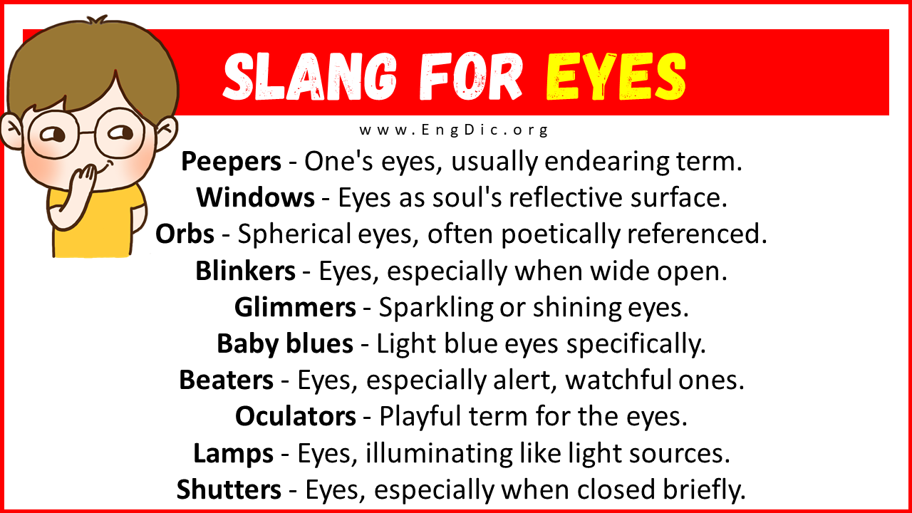 wandering eyes slang