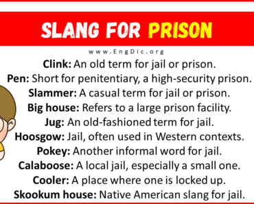 30+ Slang for Prison (Their Uses & Meanings)