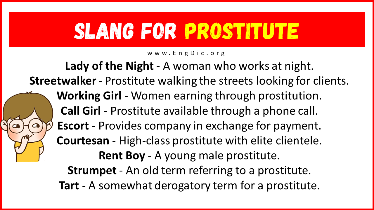 Slang For Prostitute