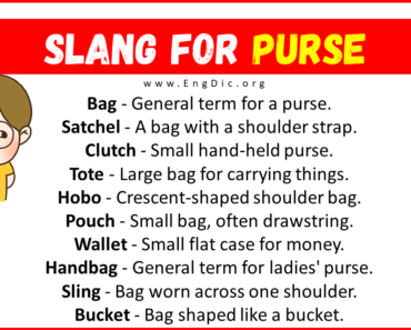30+ Slang for Purse (Their Uses & Meanings)