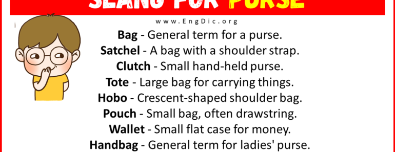 30+ Slang for Purse (Their Uses & Meanings)