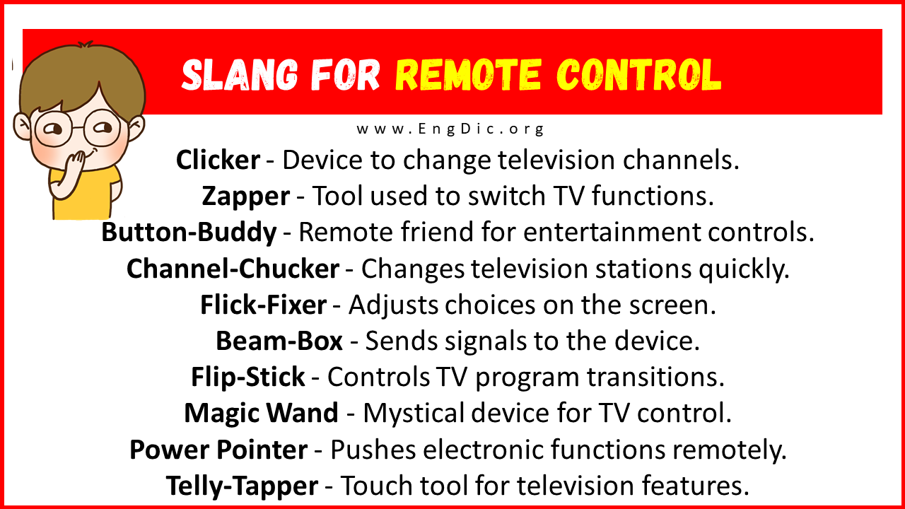 Slang For Remote Control