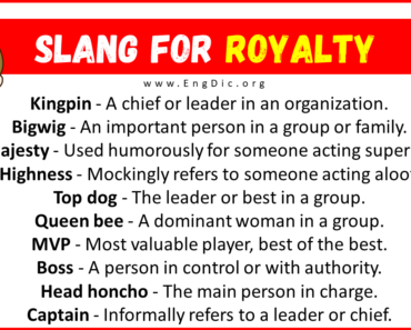 20+ Slang for Royalty (Their Uses & Meanings)