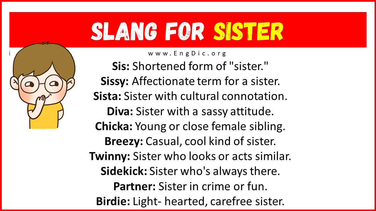 Slang For Sister