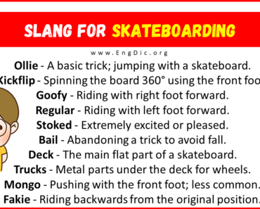 30+ Slang for Skateboarding (Their Uses & Meanings)