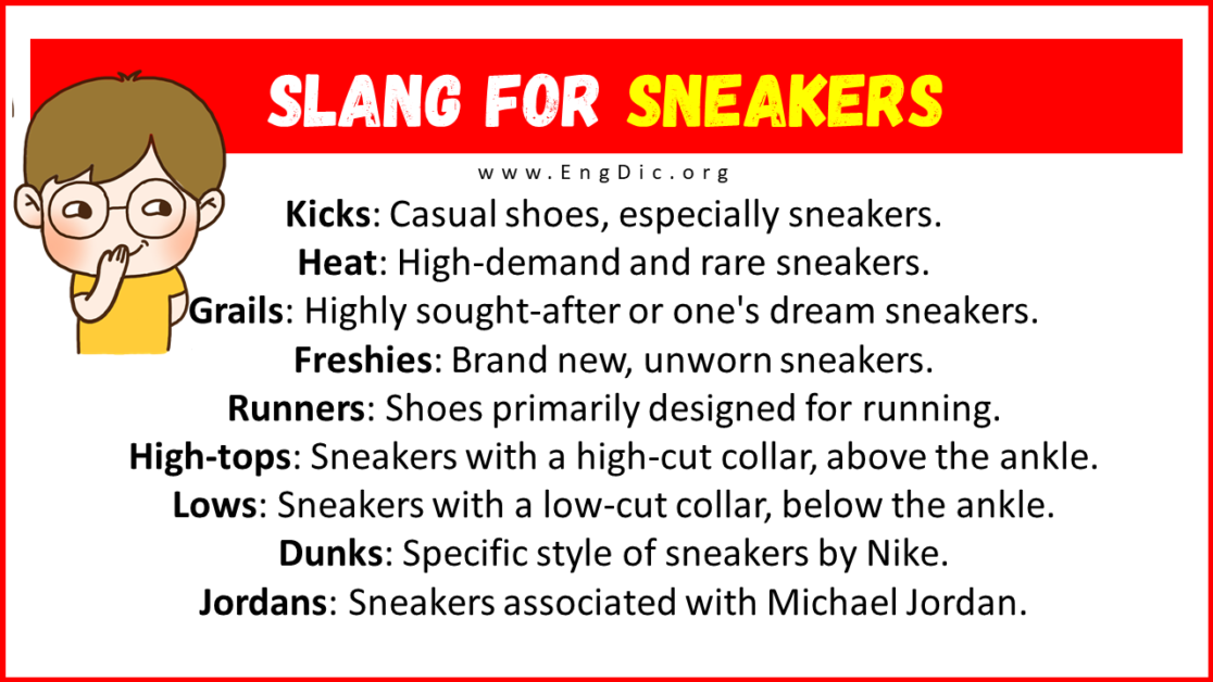 30+ Slang for Sneakers (Their Uses & Meanings) EngDic