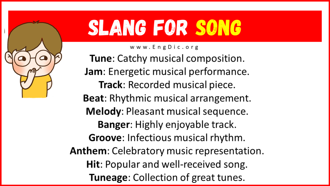 30+ Slang for Song (Their Uses & Meanings) - EngDic