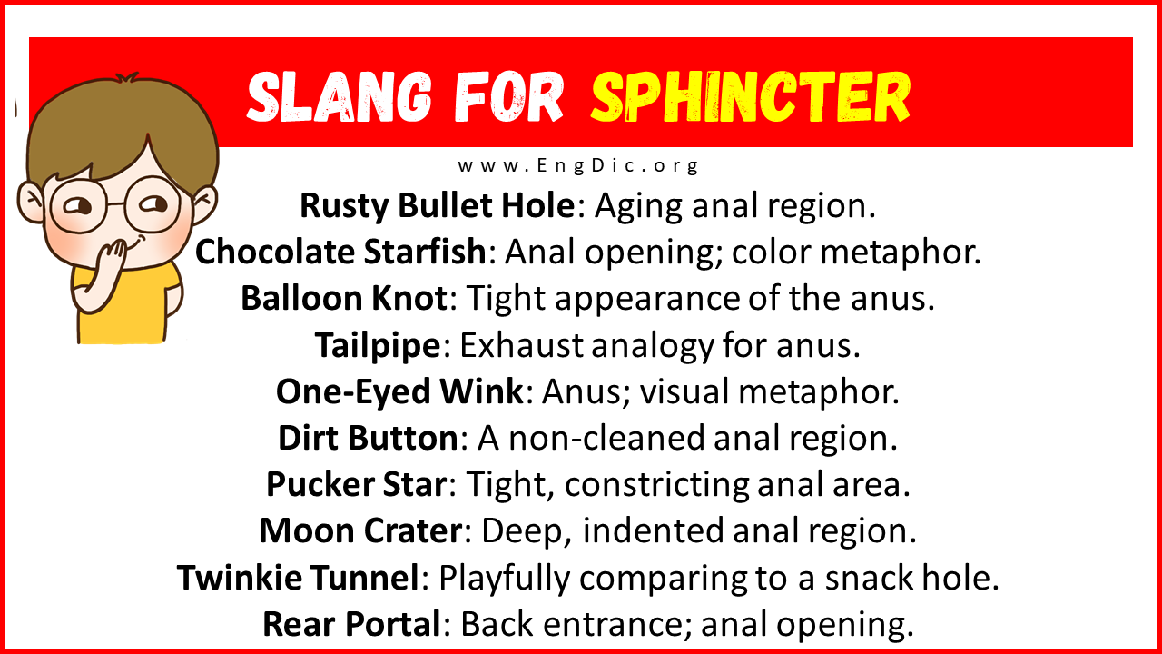 Slang For Sphincter