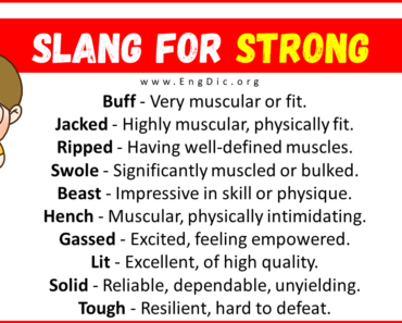 30+ Slang for Strong (Their Uses & Meanings)