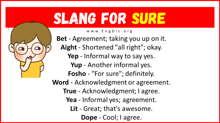 30-slang-for-sure-their-uses-meanings-engdic