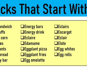 20+ Snacks That Start With E (Must Try!)
