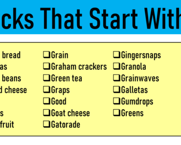 Snacks That Start With G (Must Try!)