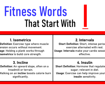 50 Fitness Words That Start With I