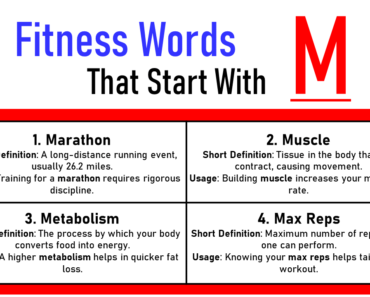 50+ Fitness Words That Start With M