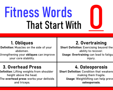 50+ Fitness Words That Start With O