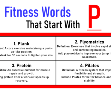 50+ Fitness Words That Start With P