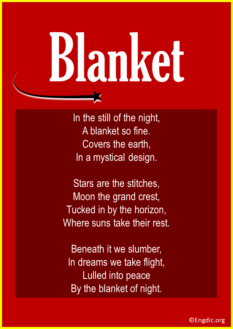 Poems about Blanket