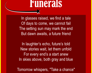 13 Inspirational Poems about Celebration of Life & Funerals