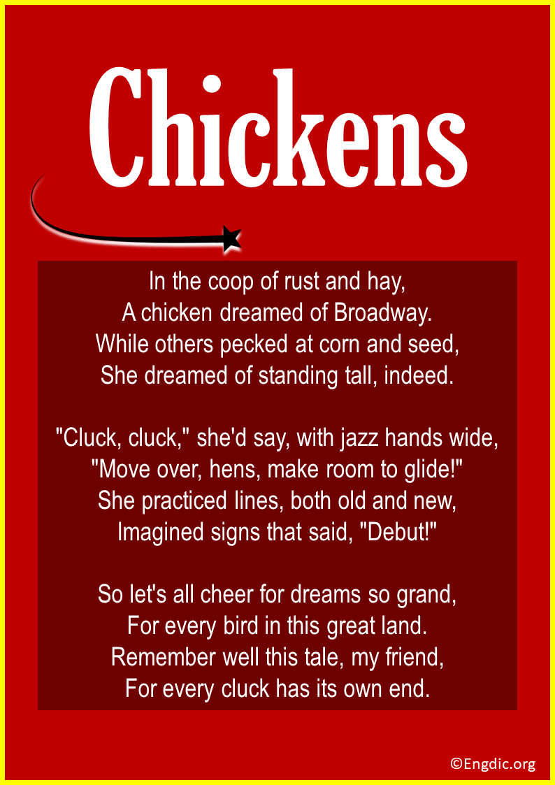 Poems about Chickens
