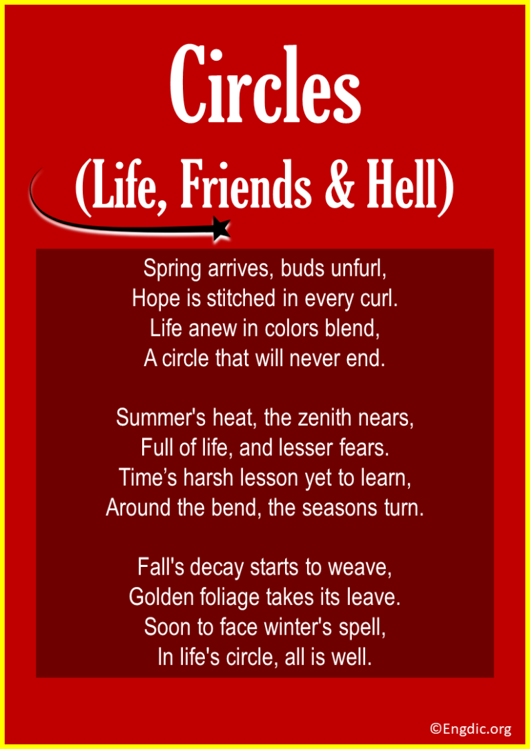 14 Short Poems about Circles of Life, Friends & Hell - EngDic