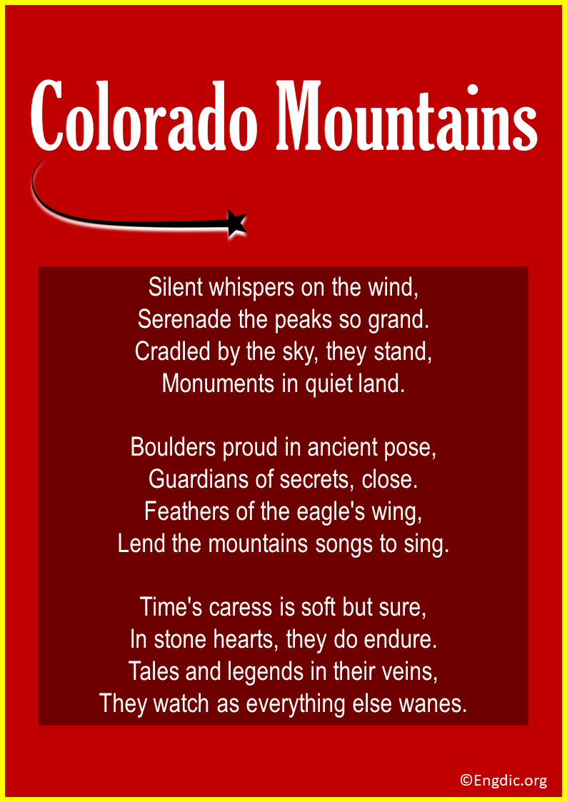 Poems about Colorado Mountains