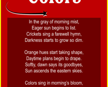 20+ Short Poems about Colors