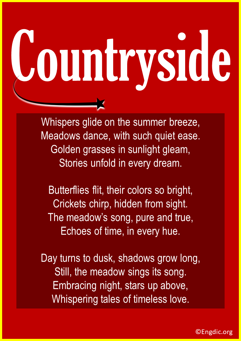 Poems about Countryside