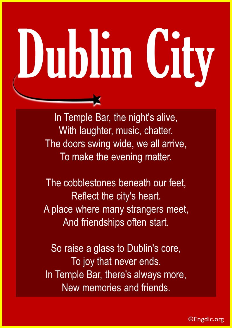 Poems about Dublin City