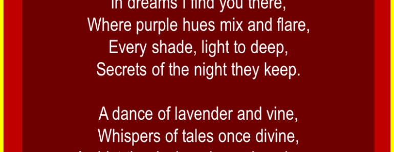 10 Poems about Purple Color
