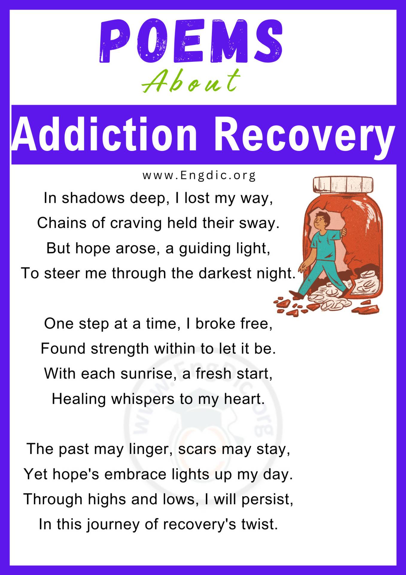20+ Short Poems about Addiction Recovery - EngDic