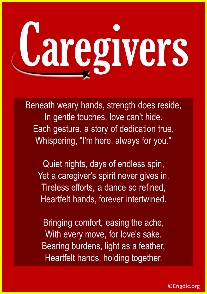 11 Short & Inspirational Poems for Caregivers - EngDic